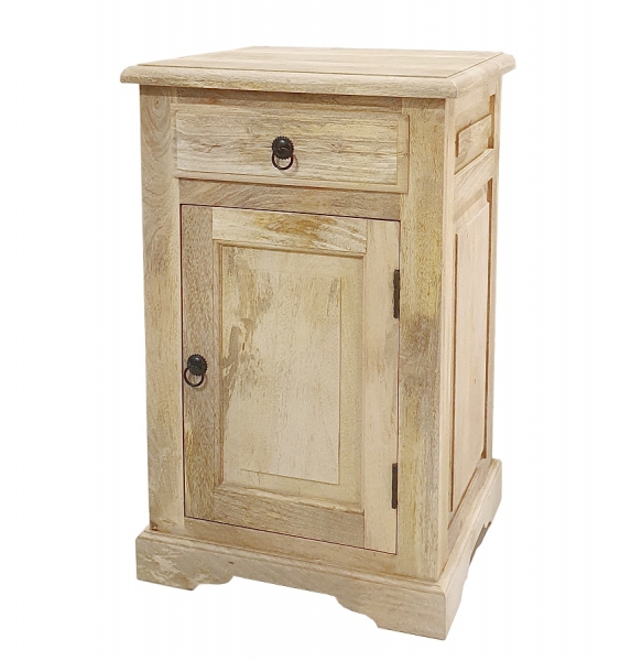 Kleine Holzkommode NEW YORK aus Mangoholz - RECHTS  Kleine Holzkommode NEW YORK aus Mangoholz - RECHTS